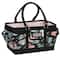 Everything Mary Black & Floral Deluxe Store & Tote Craft Organizer